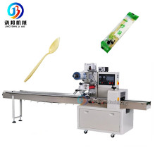 High Speed Pillow Automatic Cutlery Chopstick Knife Spoon Fork Packing Machine